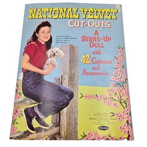National Velvet Paper Doll Cut Outs 1962 Vintage Whitman Incomplete Read